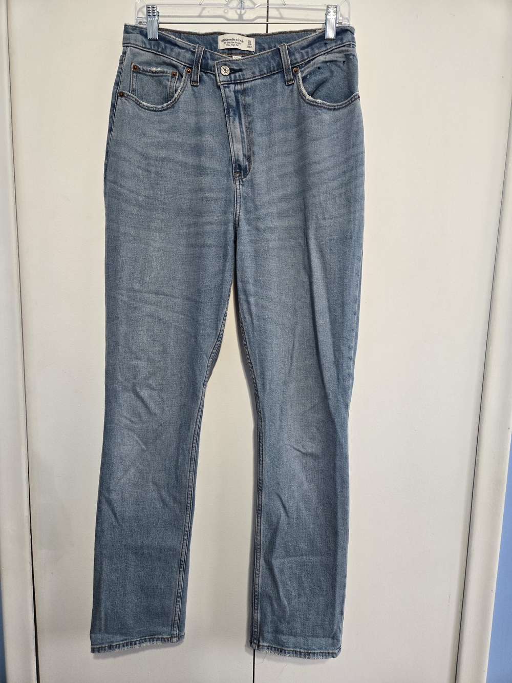 Abercrombie Curve Love‎ 90s Slim Straight Jeans High Rise 30/10R